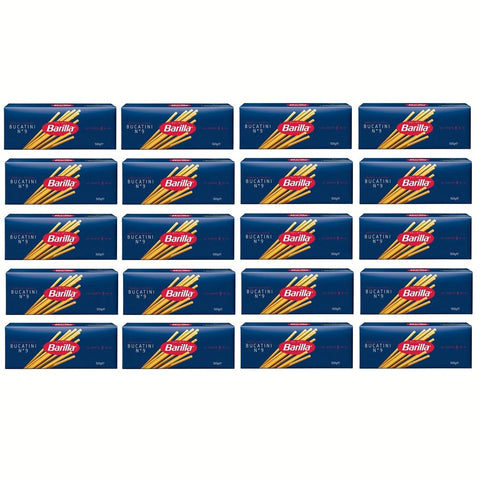 Barilla Längliche Pasta Barilla Bucatini n°9 (20 x 500 g) Längliche Pasta italienisch Original 8076800315097
