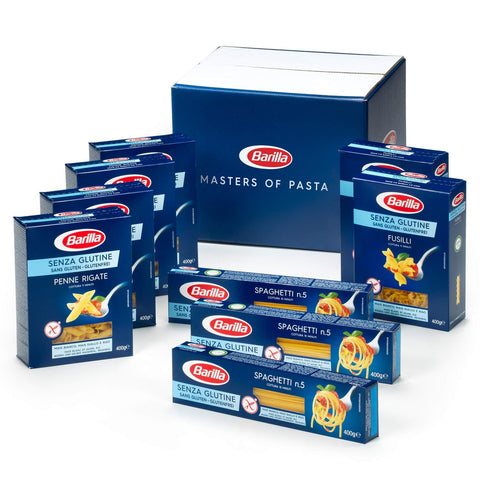 Barilla Längliche Pasta Barilla Glutenfreie Pasta Box - Multipack mit 3 Varianten Glutenfreier Pasta, 9 x 400g 8076809079433