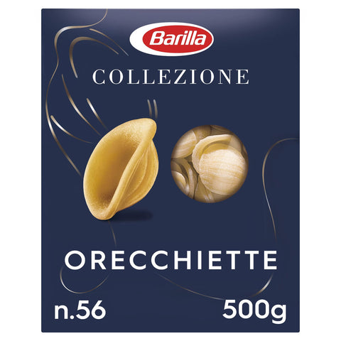 Barilla Längliche Pasta Barilla Hartweizen Pasta Collezione Orecchiette Pugliesi - 5er Pack (5x500g) 8076809519977
