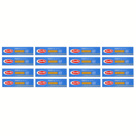 Barilla Pasta Nudeln Spaghetti n. 5, 16er Pack (16 x 500 g) Längliche Pasta italienisch Original