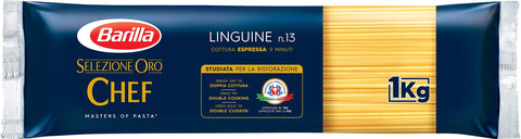 Barilla Längliche Pasta Barilla Pasta Selezione Oro Chef Linguine n. 13, 1 kg 8076809527972