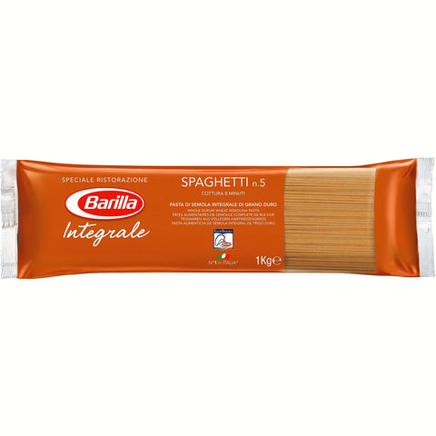 Barilla Vollkorn Pasta Spaghetti n. 5 Integrale – 5er Pack 5x1kg Original italienisch