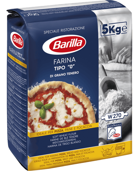 Barilla Mehl Barilla Farina Tipo "0" Grano Tenero Weichweizenmehl 5kg 8076809570619