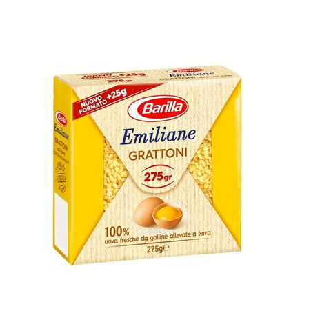 Barilla Nudelgerichte Barilla Pasta all'Uovo Emiliane Grattoni n° 116 Nudeln mit ei 275 g Nudelgerichte italienisch Original 8076809573146