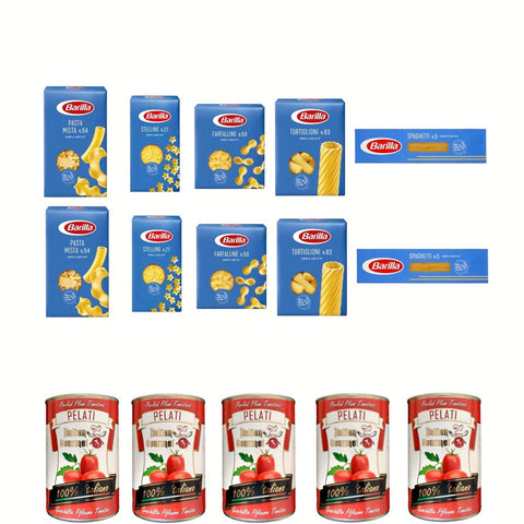 Barilla TESTPAKET Pasta 5 Arten von Nudeln 10x500g Original italienisch