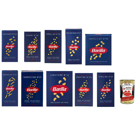 Barilla Pasta best short pasta 10x500 g testpaket italian nudeln italienisch Original + kostenlos polpa 400 g