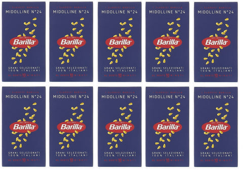 Barilla Pasta 10x Pasta Barilla midolline Nr. 24 italienisch Nudeln 500 g pack 8076800315240