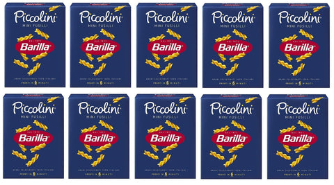 Barilla Pasta 10x Pasta Barilla Piccolini mini Fusilli Nudeln 500 g pack 8076809523837