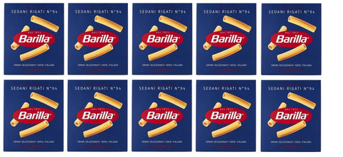 Barilla Pasta 10x Pasta Barilla Sedani rigati Nr. 94 italienisch Nudeln 500 g pack 8076802085943