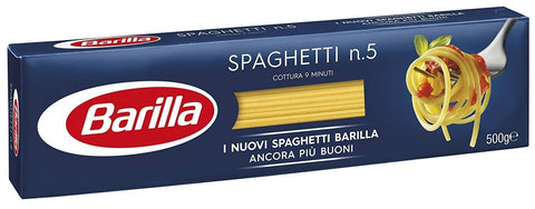 Barilla Pasta 20x Pasta Barilla Spaghetti Nr. 5 italienisch Nudeln 500 g pack 8076809527941