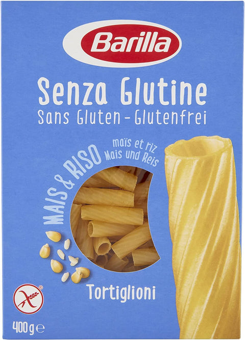 Barilla Pasta 5x Barilla Tortiglioni 400g senza Glutine Glutenfrei pasta nudeln 8076809029315