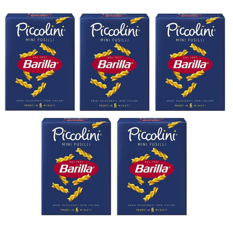 Barilla Pasta Barilla Piccolini mini Fusilli Nudeln pack Italian Pasta 500 g 5x italienisch Original