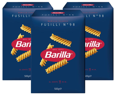 Barilla Pasta Barilla - Fusilli n.98 3er Pack (3x500g) 8076802085981
