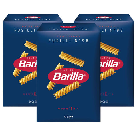 Barilla Fusilli n.98 3er Pack ( ) 3x500g Original italienisch