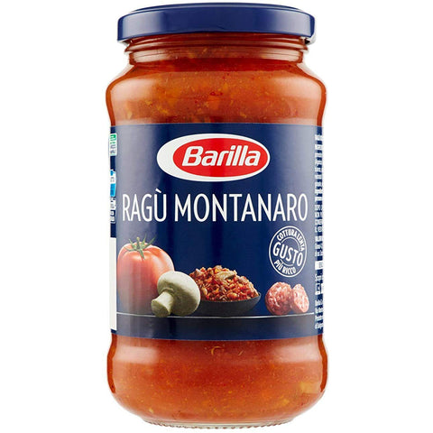 Barilla Ragù Montanaro pastasauce tomatensauce mit Pilze aus italien 12x300g Original italienisch
