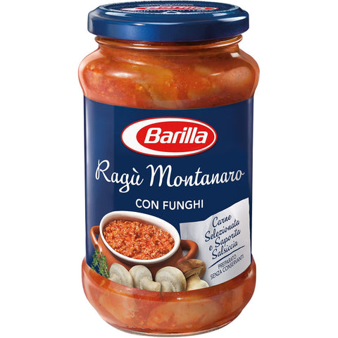 Barilla Ragù Montanaro pastasauce tomatensauce mit Pilze aus italien 6x300g Original italienisch