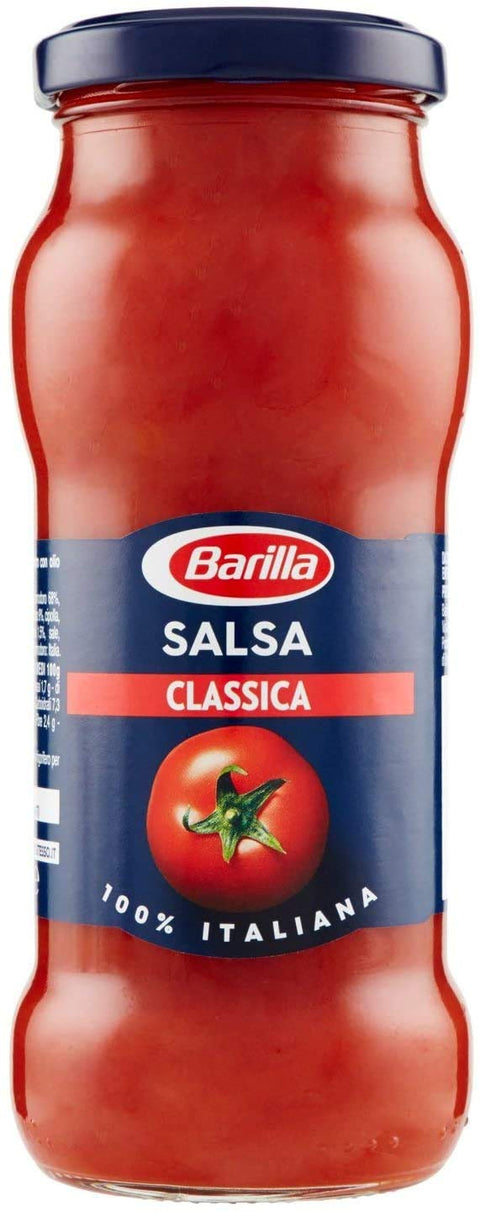 Barilla Pastasaucen 6x Barilla Salsa pronta classica fertig sauce mit natives Olivenöl Extra 300 g 8076809570886