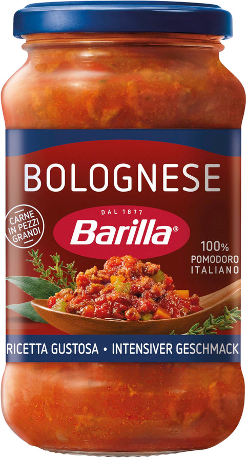 Barilla Pastasaucen Barilla Pastasauce Bolognese, 6er Pack (6 x 400g) 8076809036672