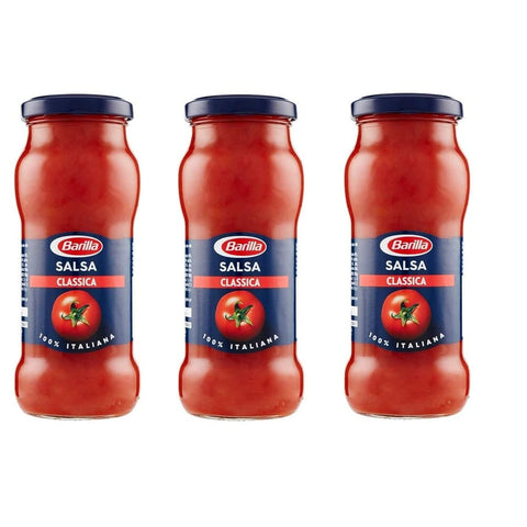 Barilla Pastasaucen Barilla Salsa pronta classica fertig sauce mit natives Olivenöl Extra 300 g 3x Original italienisch 8076809570886