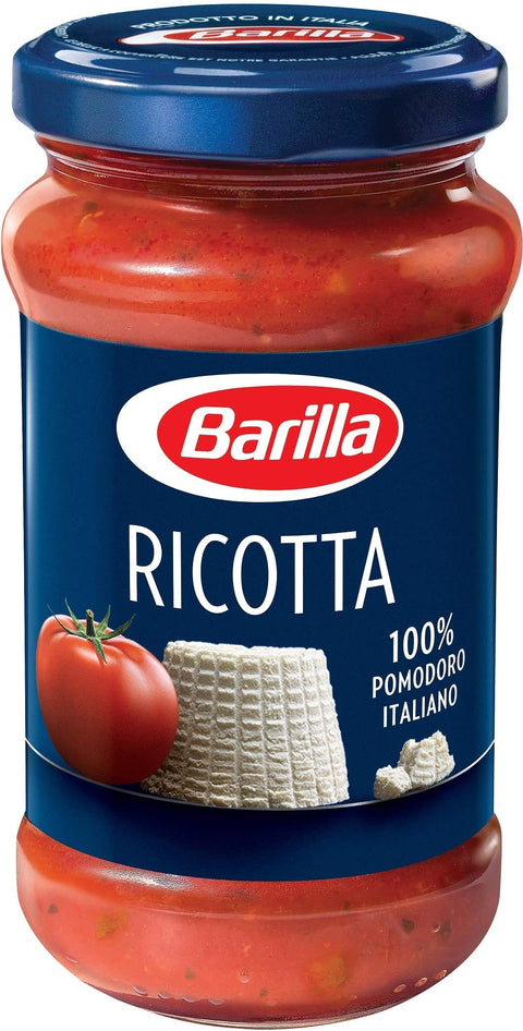 Barilla Pastasaucen Barilla Sugo Pronto Ricotta pastasauce tomatensauce mit Ricotta-Käse 400g aus italien 8076809521543