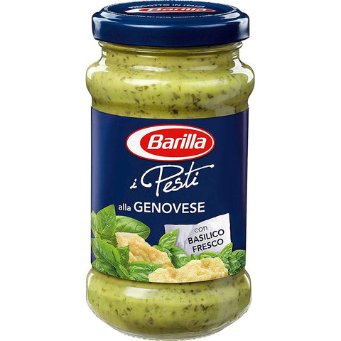 Barilla Pack Pesto alla Genovese Pesto mit Basilikum Aus Italien Auce 6x190g Original italienisch