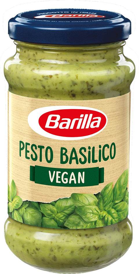 Barilla Pesto Barilla grünes Pesto Basilico vegan – Pesto 8er Pack (8x195g) 8076809067973