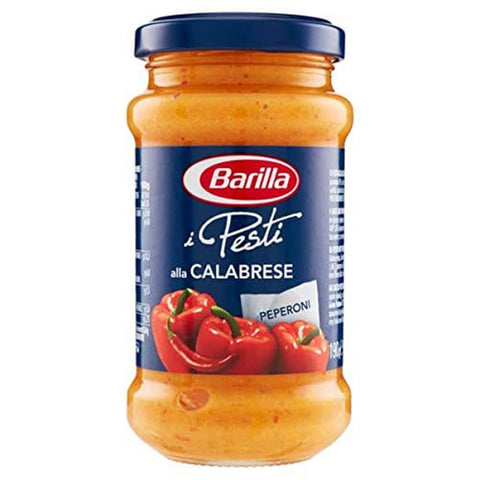 Barilla Pesto Barilla Pesti alla Calabrese pesto mit paprika und ricotta-käse 190g italien 3x Original italienisch