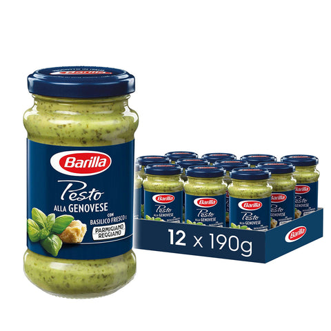 Barilla Pesto alla Genovese – 12er Pack 12x190g Original italienisch