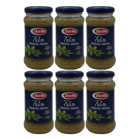 Barilla Pesto Barilla Pesto Basilico e Rucola (6 x 190 g) Original italienisch 8076809545396