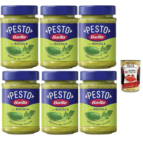 Barilla Pesto Barilla Pesto con Rucola, 100% Italienisch, 190 g, 6er Pack Original