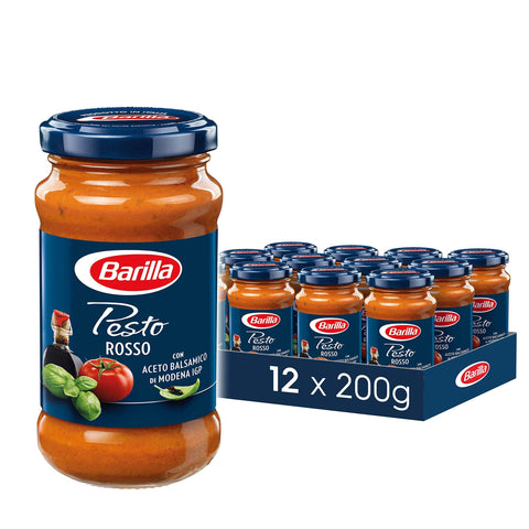Barilla Pesto Barilla rotes Pesto Rosso, 12er Pack (12x200 g) 8076809068710