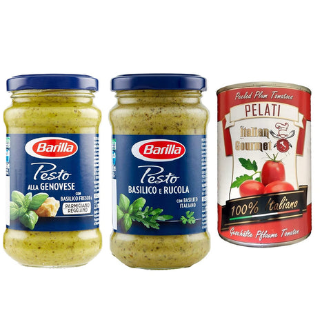 Barilla TESTPAKET Pesto Pesto genovese Pesto basilico e rucola 2x190g Original italienisch