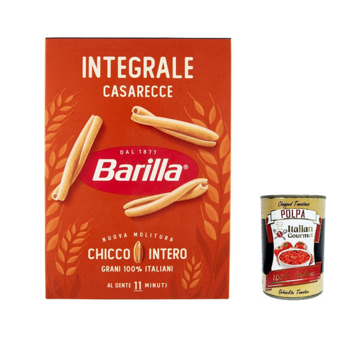 Barilla Pflegestifte & Lippenbalsam Barilla Pasta Casarecce integrali Vollkorn italienisch Nudeln 500g pack 5x Original italienisch inkl. Italian Gourmet Polpa 400g 8076809575478