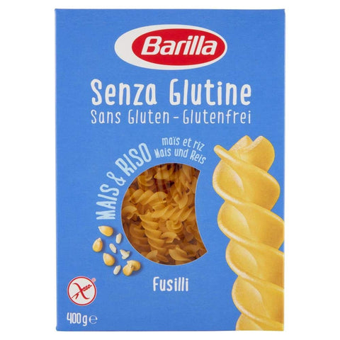 Barilla Senza Glutine Kurze Pasta Barilla Fusilli Senza Glutine (Glutenfrei) 8 x 400g = 3200g 4251516804781