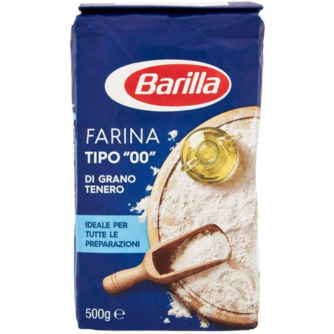 Barilla farina tipo "00" Grano tenero Mehl Weichweizenmehl 4x500g Original italienisch Zutat
