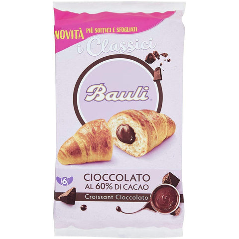 Bauli Cornetti Croissant Cioccolato schoko brioche kuchen kakao (6 x 50g) Schokolade 300g 12x Original italienisch