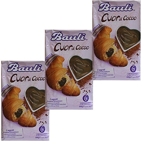 Bauli Cacao 'Croissants Schokolade', 6 Stck 3x Original italienisch Gebäck