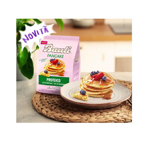 Bauli Brot Bauli Pancake proteico al caramello salato Gesalzener Karamell-Proteinpfannkuchen 200g 8001720442400