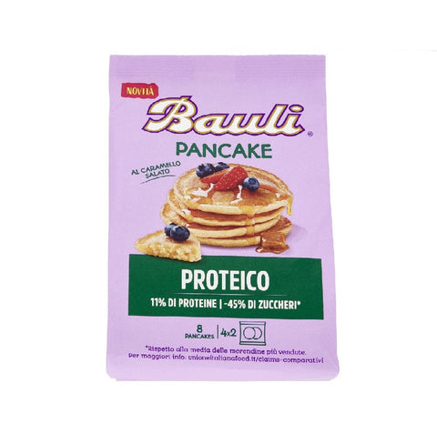 Bauli Brot Bauli Pancake proteico al caramello salato Gesalzener Karamell-Proteinpfannkuchen 200g 8001720442400