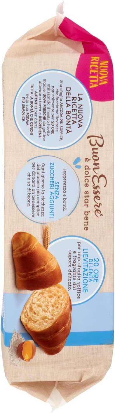 Bauli Croissants Bauli Croissant Buonessere Senza Zuccheri Aggiunti ohne Zuckerzusatz 185g 8001720644255