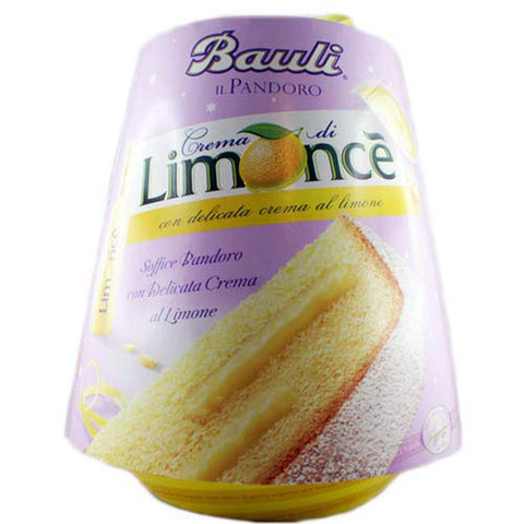 Bauli Pandoro Crema di Limonce 'Pandoro Hefekuchen mit Zitronencremefüllung' 750 g italienisch Original Gebäck
