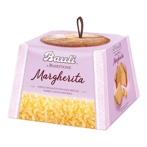 Bauli Kategorien Bauli Panettone Margherita ohne Rosinen und ohne kandierte Früchte 700g Backprodukt weich mit frischen Eiern, Butter und natürlicher Hefe 8001720415411