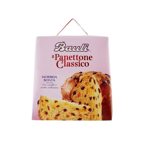 Bauli Koch- & Backzutaten Bauli Il Panettone Classico Weihnachtskuchen Backprodukt mit Rosinen und Kandierten Früchten 700 g italienisch Original Gebäck 8001720425847