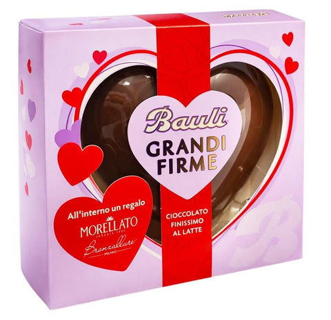 Bauli Riegel Bauli Grandi Firme Cuore di Cioccolato, Herzförmige Vollmilchschokolade, 200 g, 4er-Packung 8001720482468