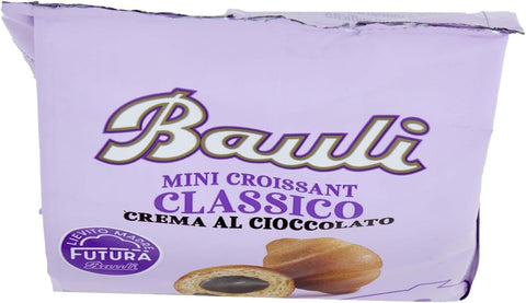 Bauli Snack Kuchen & Backwaren Bauli Extragolosi Mini Croissant con crema al cioccolato, mini snack Croissant mit Schokoladencreme 18x 75g Italienischer Knabberartikel + Italian Gourmet polpa 400g 8001720445357