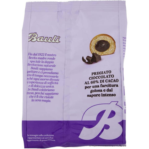 Bauli Snack Kuchen & Backwaren Bauli Extragolosi Mini Croissant con crema al cioccolato mini snack Croissant mit Schokoladencreme Knabberartikel 9x 75g italienisch Original 8001720445357