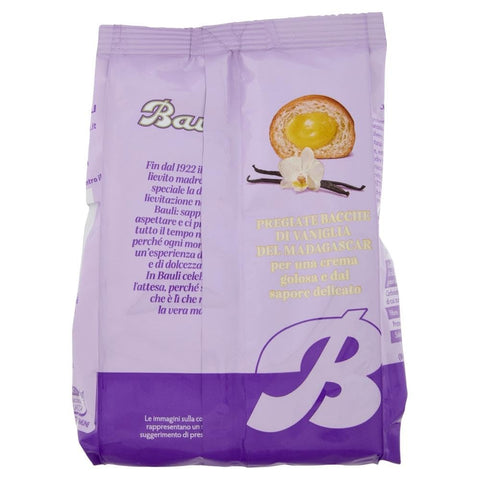 Bauli Snack Kuchen & Backwaren Bauli Extragolosi Mini Croissant con Vaniglia del Madagascar, mini snack Croissant mit Mit Madagaskar Vanille 18x 75g Italienischer Knabberartikel + Italian Gourmet polpa 400g 8001720445371