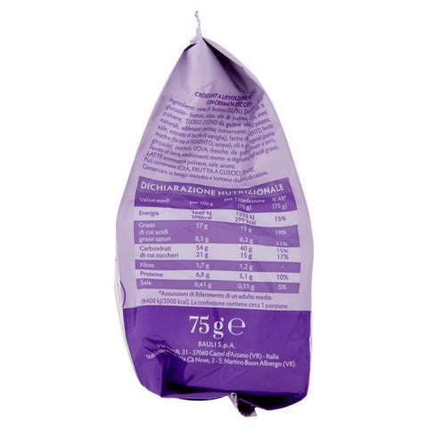 Bauli Snack Kuchen & Backwaren Bauli Extragolosi Mini Croissant con Vaniglia del Madagascar, mini snack Croissant mit Mit Madagaskar Vanille 18x 75g Italienischer Knabberartikel + Italian Gourmet polpa 400g 8001720445371
