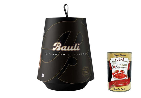 Bauli Snack Kuchen & Backwaren Bauli PanMoro di Verona - Pandoro, angereichert mit Kakao, Schokoladenstückchen 1kg + Italian Gourmet polpa 400g 8001720416807