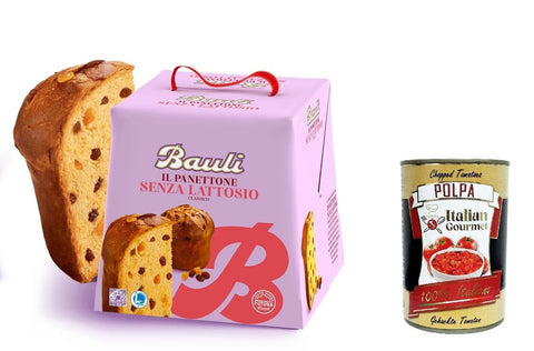 Bauli Stollen Bauli Il Panettone Classico Senza lattosio Der klassische Panettone ohne Laktose 700gr+ Italian Gourmet polpa 400g 8001720427100